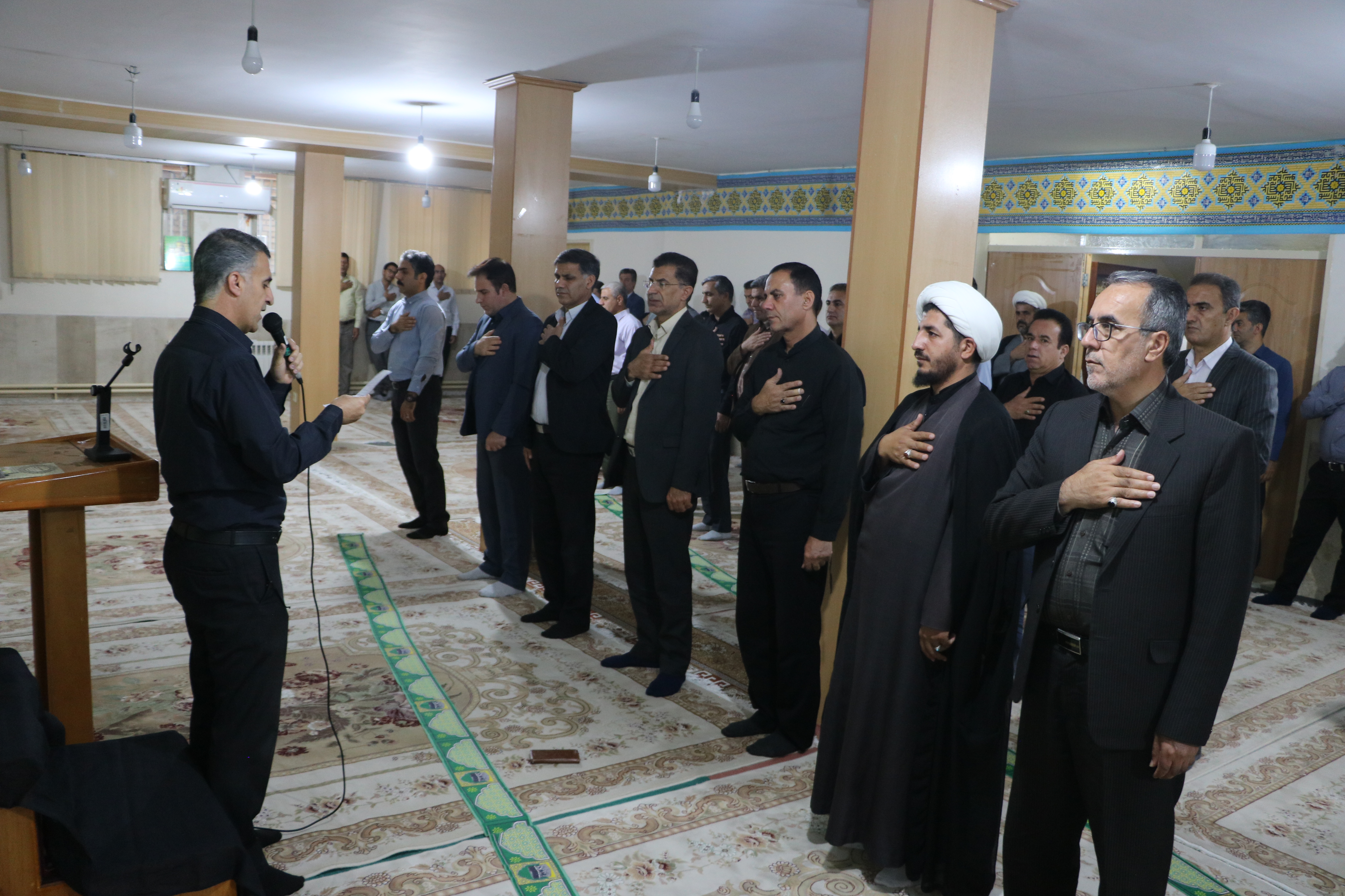 برگزاری آیین سوگواری نخستین روز  ماه محرم در اداره کل کمیته امداد استان ایلام