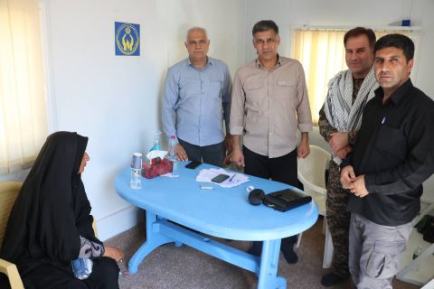 خدمات ابن سبیل کمیته امداد ایلام به زائران در راه مانده در مرز مهران