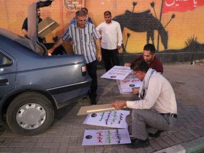 تبلیغات محیطی با محوریت صدقه زائر در مسیر زائران اربعین در مرز مهران