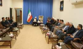دیدار امدادگران ایلام با امام جمعه ایلام